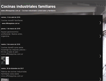 Tablet Screenshot of cocinas-industriales.blogspot.com