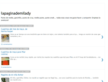 Tablet Screenshot of lapaginademilady.blogspot.com