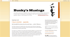 Desktop Screenshot of bunkysmusings.blogspot.com