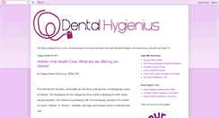 Desktop Screenshot of dentalhygienius.blogspot.com