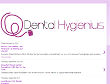 Tablet Screenshot of dentalhygienius.blogspot.com