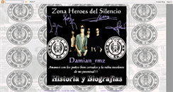 Desktop Screenshot of historiaybiozonaheroesldesilencio.blogspot.com