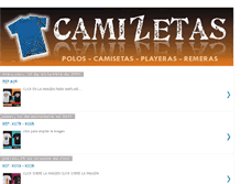 Tablet Screenshot of camizetas.blogspot.com