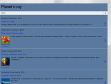 Tablet Screenshot of planetirony.blogspot.com