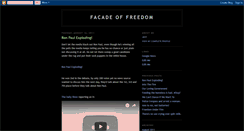 Desktop Screenshot of facadeoffreedom.blogspot.com