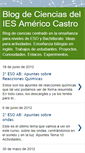 Mobile Screenshot of cienciasamericocastro.blogspot.com