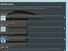 Tablet Screenshot of minilectores.blogspot.com