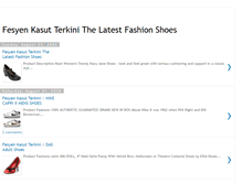 Tablet Screenshot of fesyen-kasut.blogspot.com