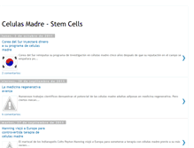 Tablet Screenshot of celulasmadre-stemcells.blogspot.com
