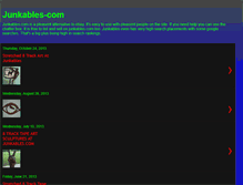 Tablet Screenshot of junkables-com.blogspot.com