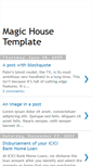 Mobile Screenshot of magic-house-blogger-template.blogspot.com