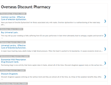 Tablet Screenshot of overseasdiscountpharmacy.blogspot.com