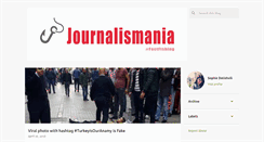 Desktop Screenshot of journalismania.blogspot.com