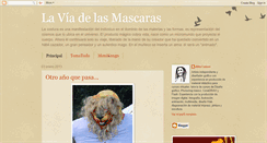 Desktop Screenshot of laviadelasmascaras.blogspot.com