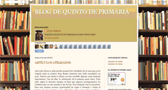 Desktop Screenshot of pedroabadquintodeprimaria.blogspot.com