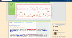 Desktop Screenshot of cabioscraftcorner.blogspot.com