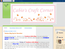 Tablet Screenshot of cabioscraftcorner.blogspot.com