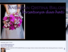 Tablet Screenshot of andamanqistinabalqis.blogspot.com