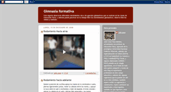 Desktop Screenshot of gimnasiaformativa.blogspot.com