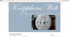 Desktop Screenshot of knoepfchens.blogspot.com