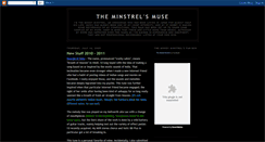 Desktop Screenshot of minstrelmuse.blogspot.com