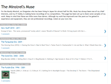 Tablet Screenshot of minstrelmuse.blogspot.com