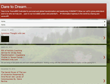 Tablet Screenshot of daretodreamwellness.blogspot.com