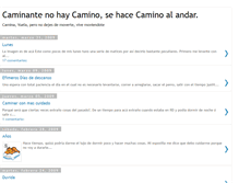 Tablet Screenshot of caminantedelavida.blogspot.com