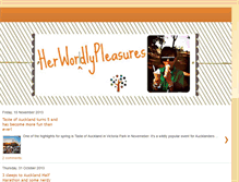 Tablet Screenshot of herworldlypleasures.blogspot.com