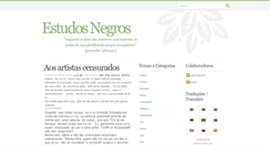 Desktop Screenshot of estudosnegros.blogspot.com