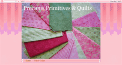 Desktop Screenshot of preciousprimitivesandquilts.blogspot.com