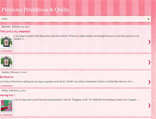 Tablet Screenshot of preciousprimitivesandquilts.blogspot.com