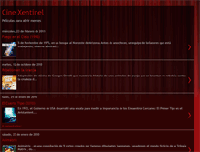 Tablet Screenshot of cine-xentinel.blogspot.com
