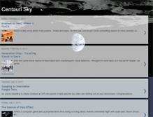 Tablet Screenshot of centaurisky.blogspot.com