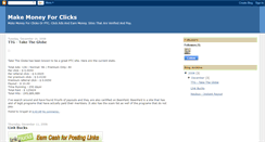 Desktop Screenshot of makemoneyforclicks.blogspot.com