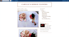 Desktop Screenshot of camillesribbonflowers.blogspot.com