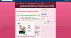 Desktop Screenshot of glimpseintuitiveskincarebyxango.blogspot.com