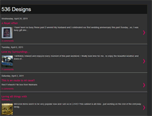 Tablet Screenshot of 536designs.blogspot.com
