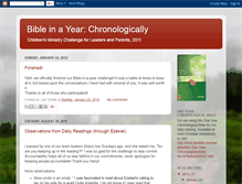 Tablet Screenshot of bibleinyear.blogspot.com