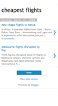 Mobile Screenshot of cheapestflights4u.blogspot.com