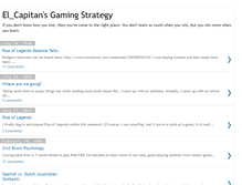 Tablet Screenshot of elcapitansgamingstrategy.blogspot.com