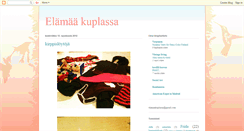 Desktop Screenshot of elamaakuplassa.blogspot.com