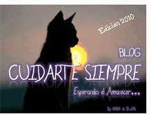 Tablet Screenshot of cuidartesiempre.blogspot.com