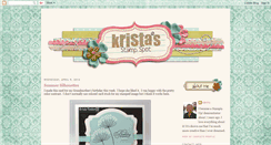 Desktop Screenshot of kristasstampspot.blogspot.com