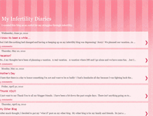 Tablet Screenshot of myinfertilitydiaries.blogspot.com