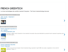 Tablet Screenshot of frenchgreentech.blogspot.com