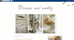 Desktop Screenshot of dara-dreams-and-reality.blogspot.com