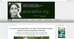 Desktop Screenshot of anuradharoy.blogspot.com