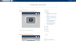 Desktop Screenshot of fishingmaven.blogspot.com