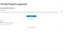 Tablet Screenshot of florida-property-appraisal.blogspot.com